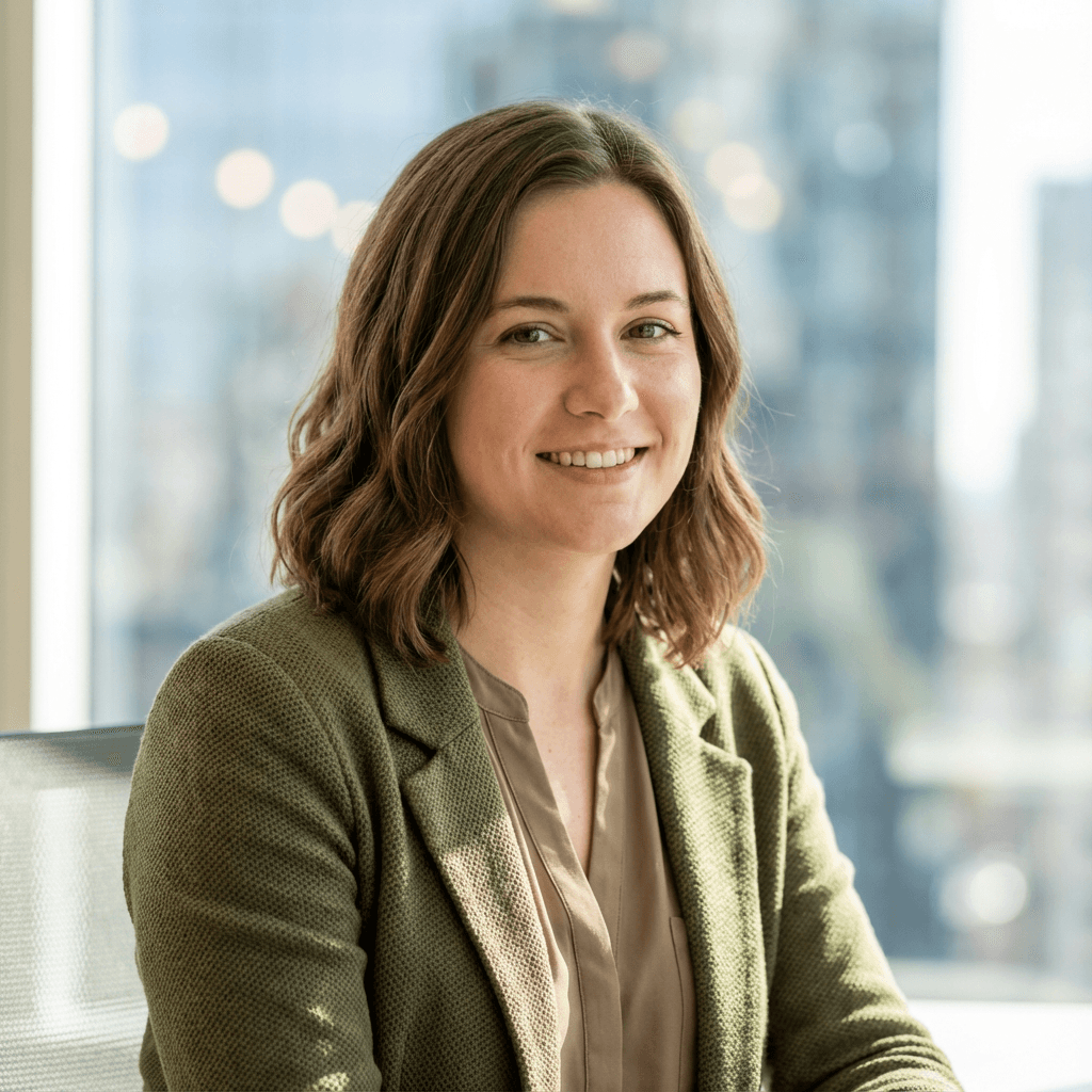 Juliana Costa helping customer with installment payment option